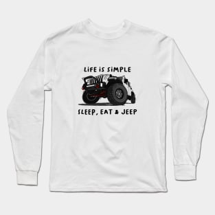 American Jeep White Long Sleeve T-Shirt